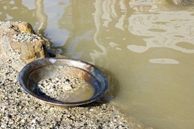 Gold panning Gold panning