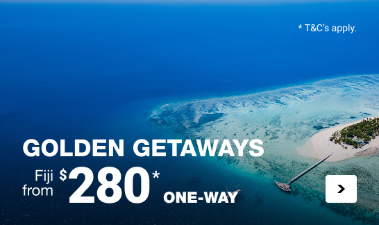 Golden Getaways Flight Sale deal